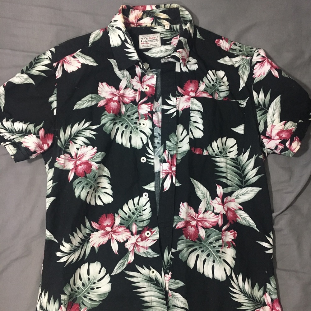Floral button up